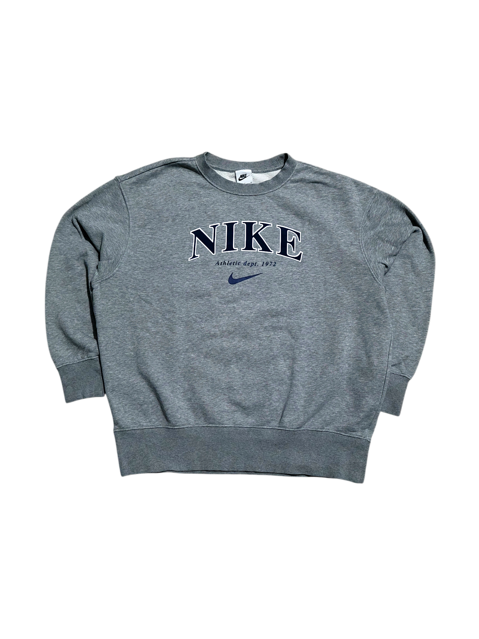 Vintage Nike Sweater Gray (M)